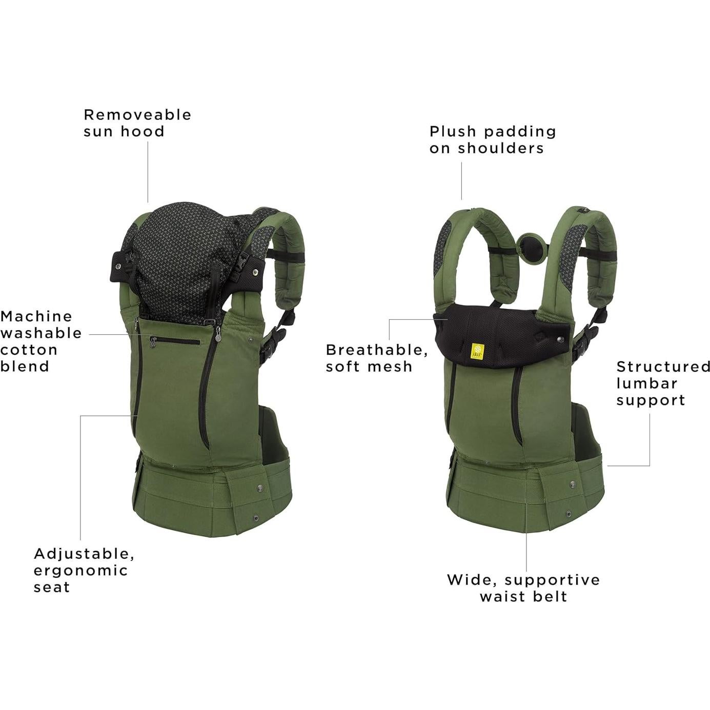 Portabebés Ergonómico LILLEbaby Completo 6-en-1 Suculenta