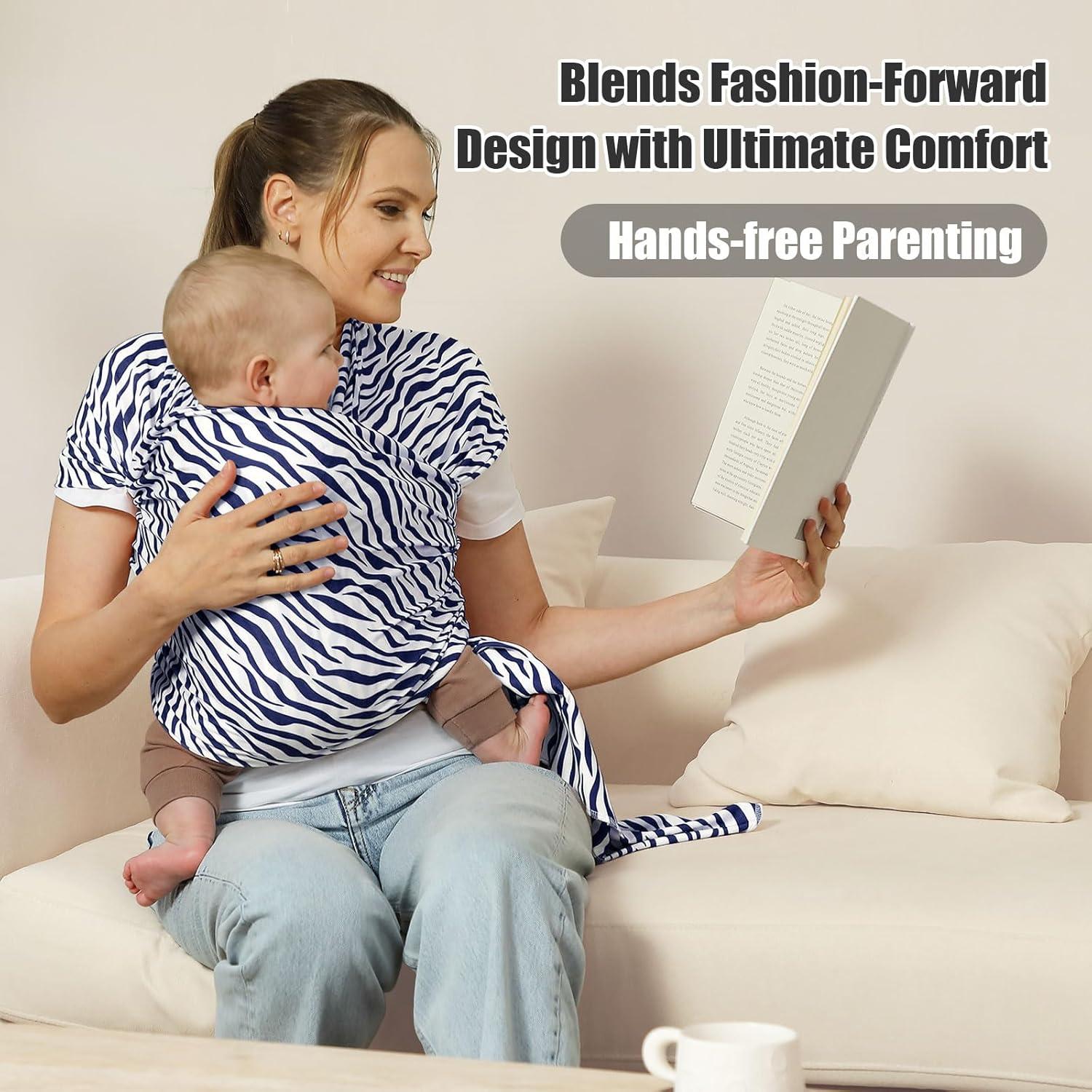 Fular para Bebés Rayas de Cebra SL-2025-AB 3.2-17.2 kg