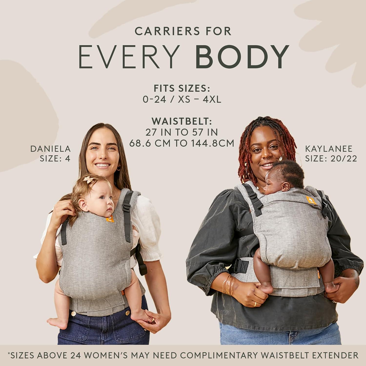 Portabebés Baby Tula Libre para Crecer - Negro Estrellas - 3.2kg a 20.4kg