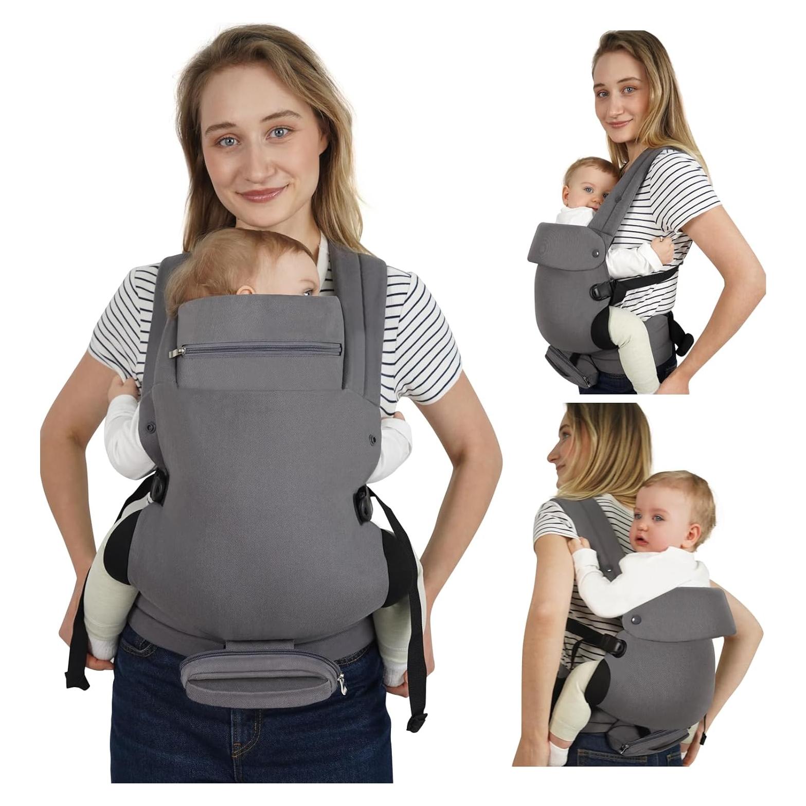 Portabebés Ergonómico Perhanmm para 3.2-19.9 kg, Multiuso