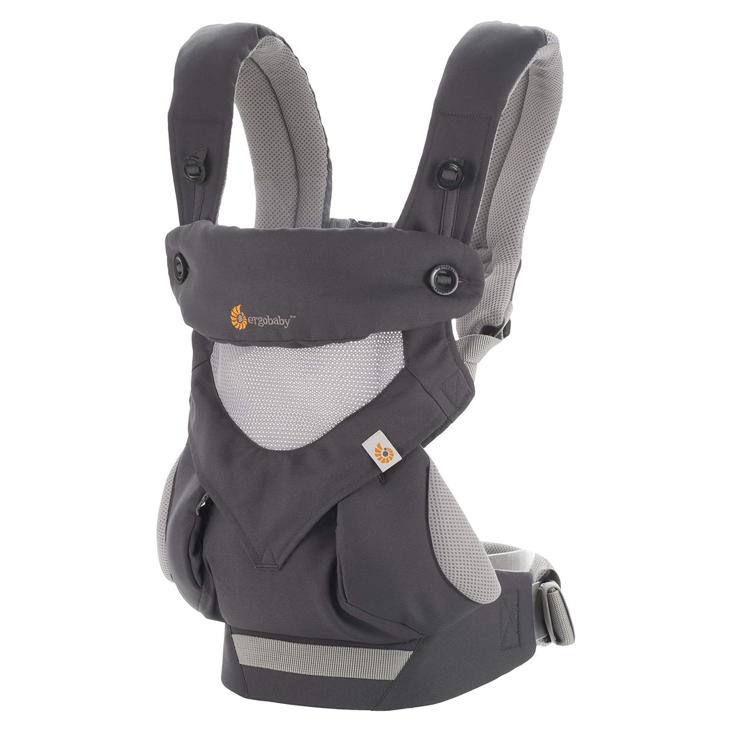 Portabebés Ergobaby 360 Malla Cool Air Gris Carbón 5.4-20.4kg