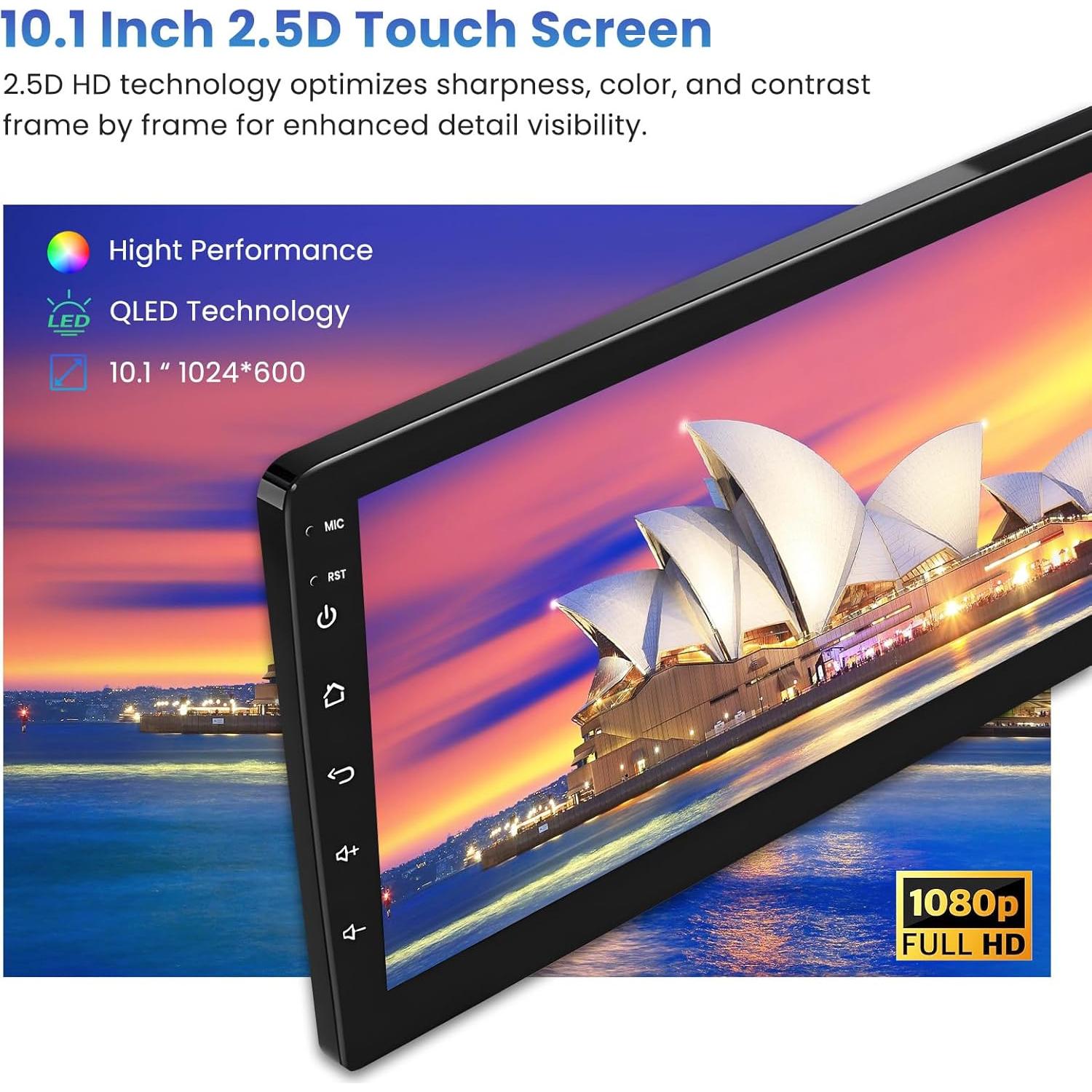 Estéreo de coche Inefala para Toyota Corolla 2017-2018 10.1"