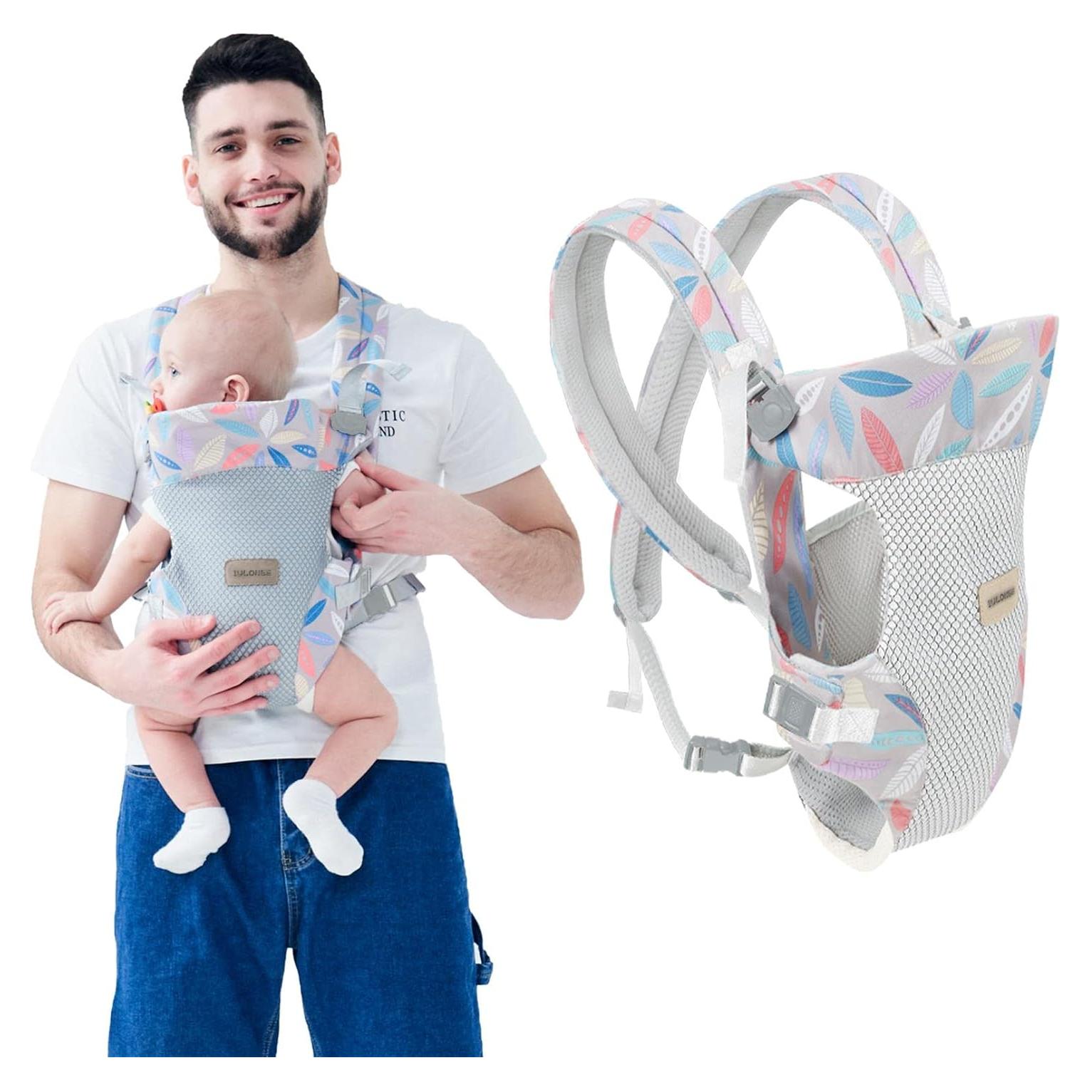 Portabebés IULONEE Embrace Cozy 4-en-1 Ergonómico Azul