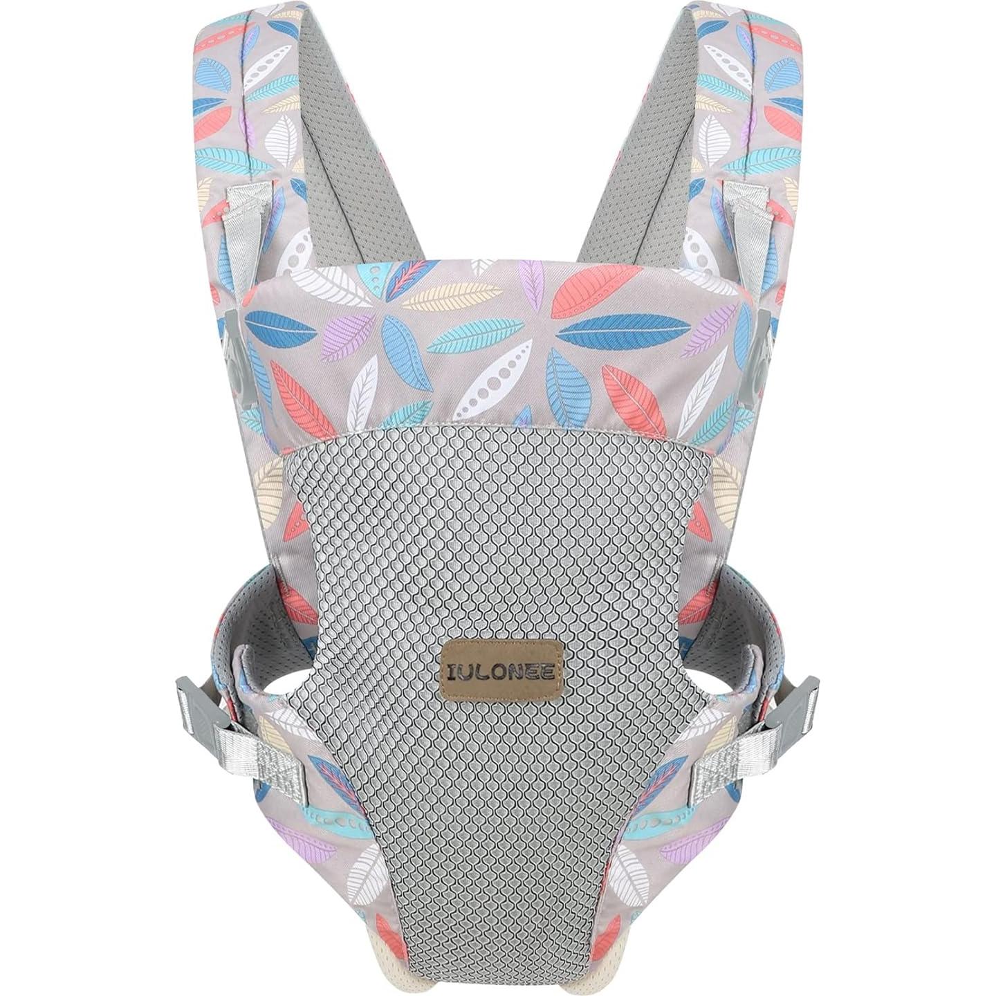 Portabebés IULONEE Embrace Cozy 4-en-1 Ergonómico Azul