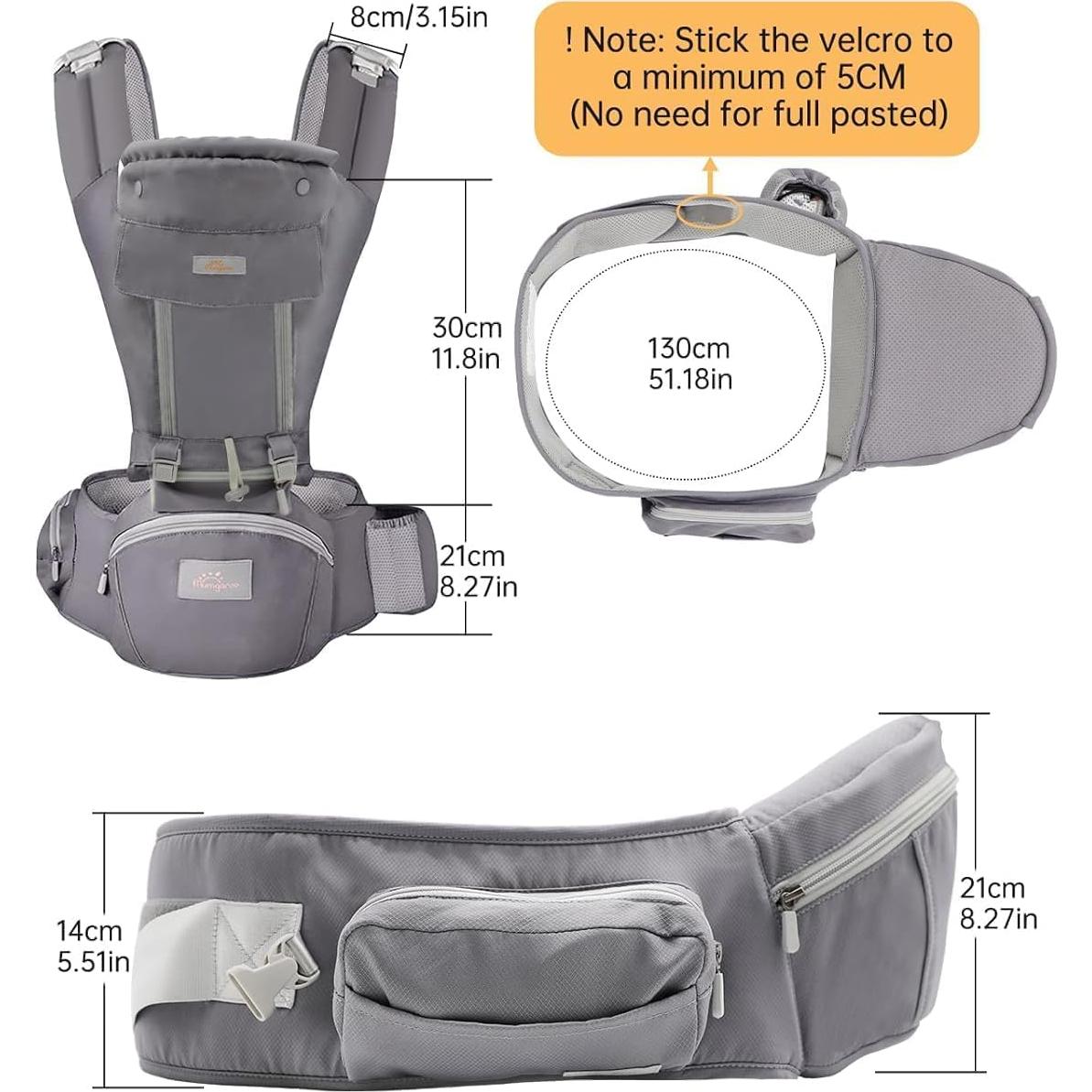 Portabebés Mumgaroo 6 en 1 Ajustable para Bebés y Niños