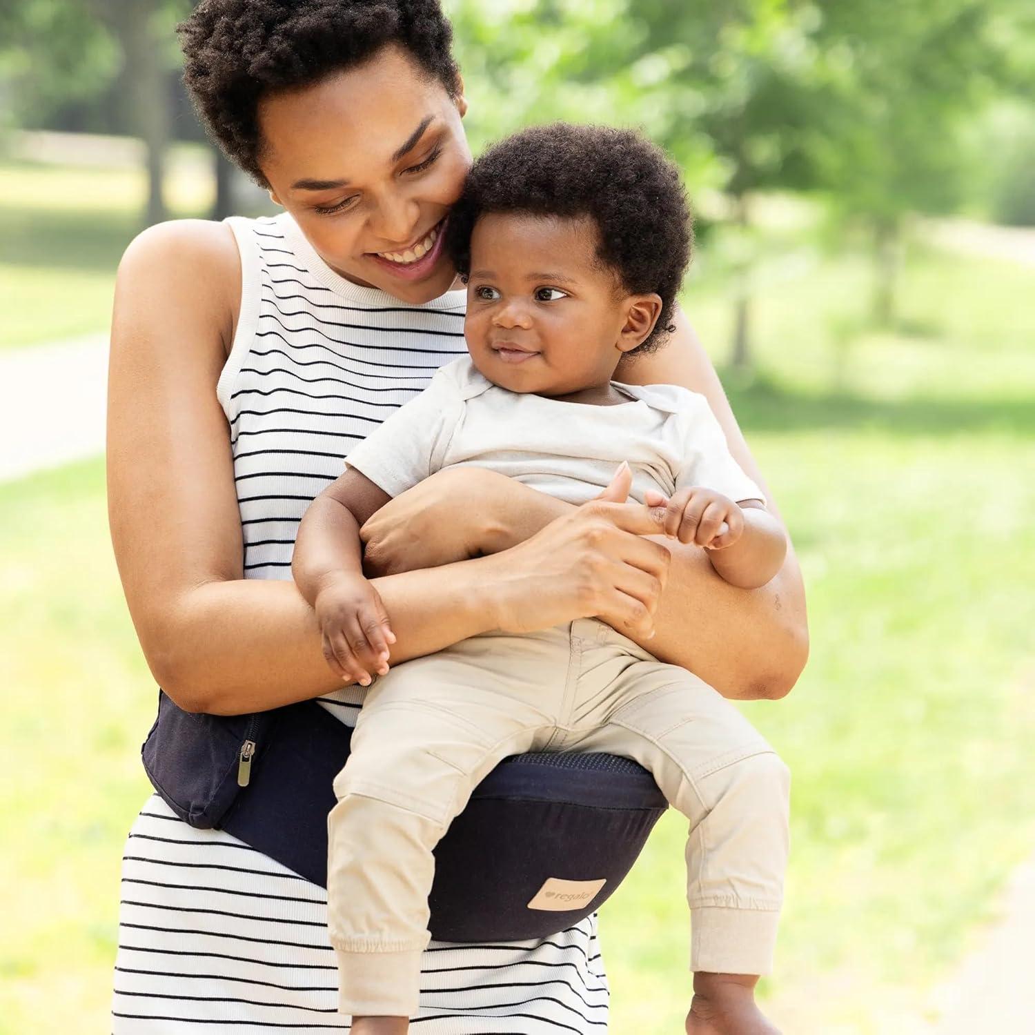 Portabebés de Cadera Regalo - Ergonómico, 6-36 meses, 6.8-11.3 kg