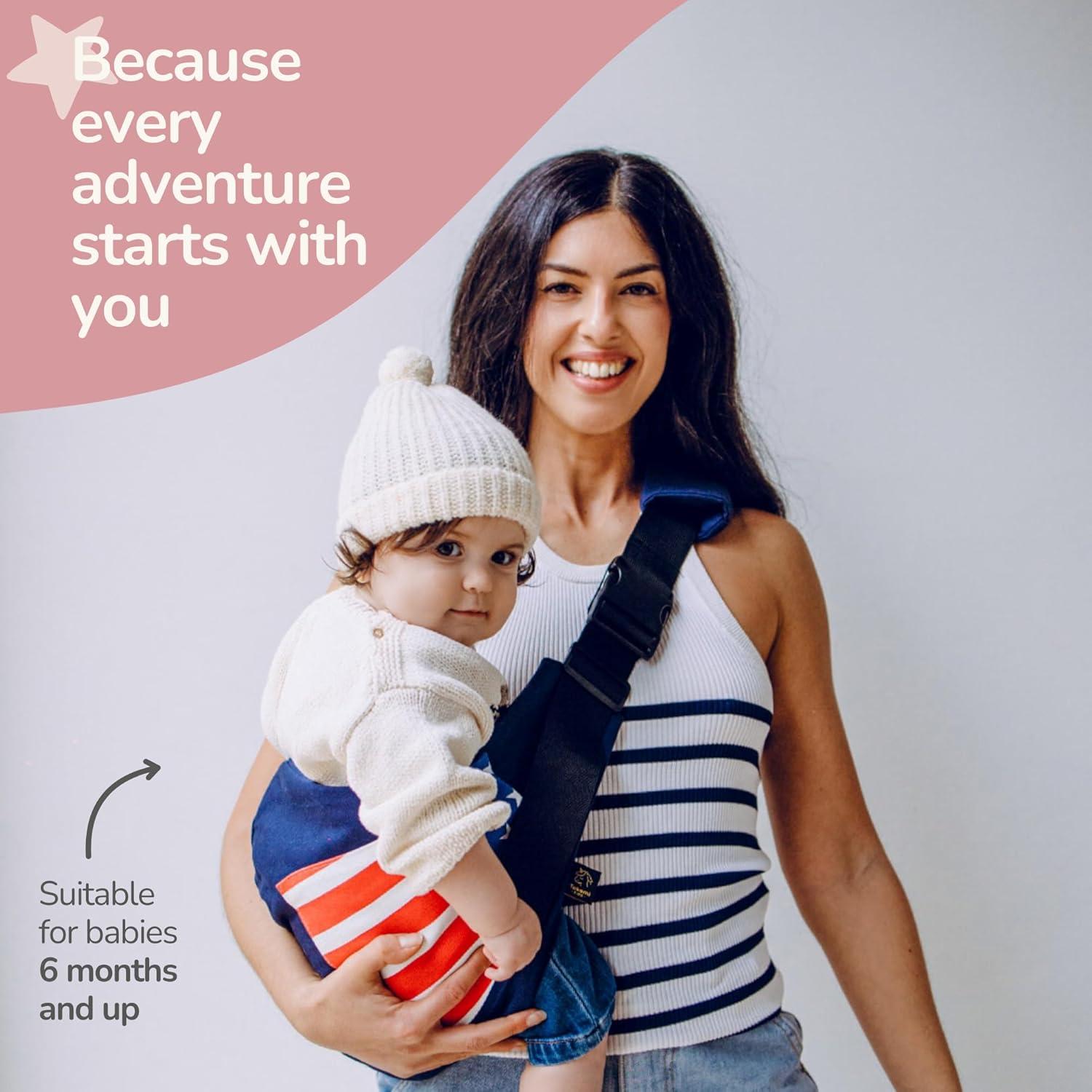 Portabebés Ajustable y Ligero Ergonomico para Niños 0-4 Años