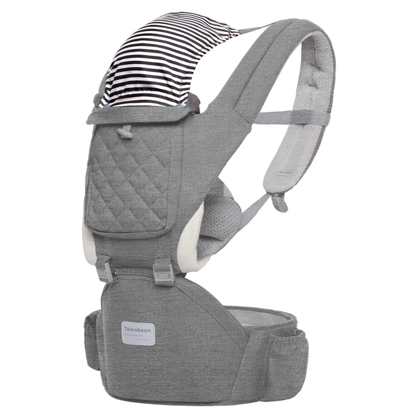 Portabebés TALENBEEN 6-en-1 Algodón Gris Claro 3.2-18.6 kg