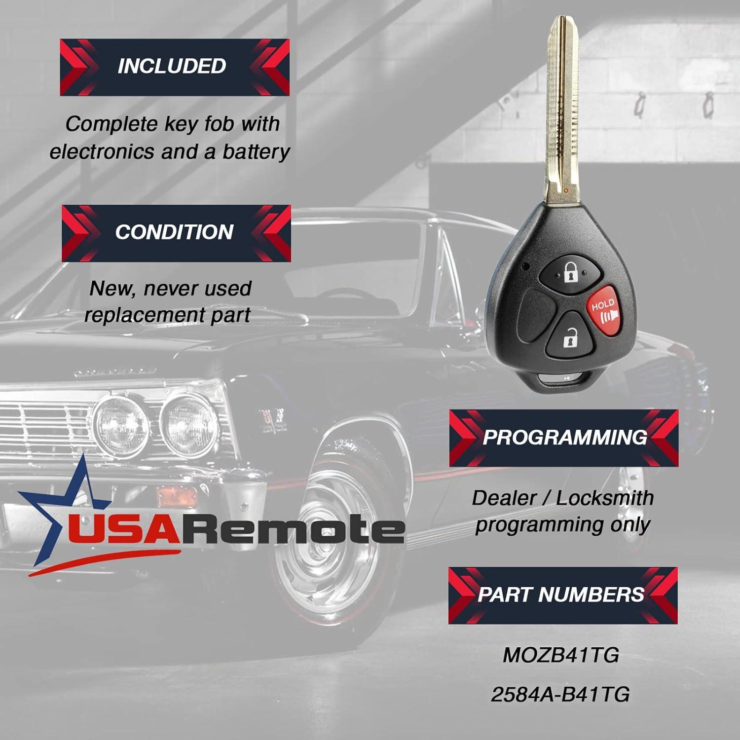 Control Remoto Toyota Yaris 2007-2013 / Scion TC 2005-2010 USARemote