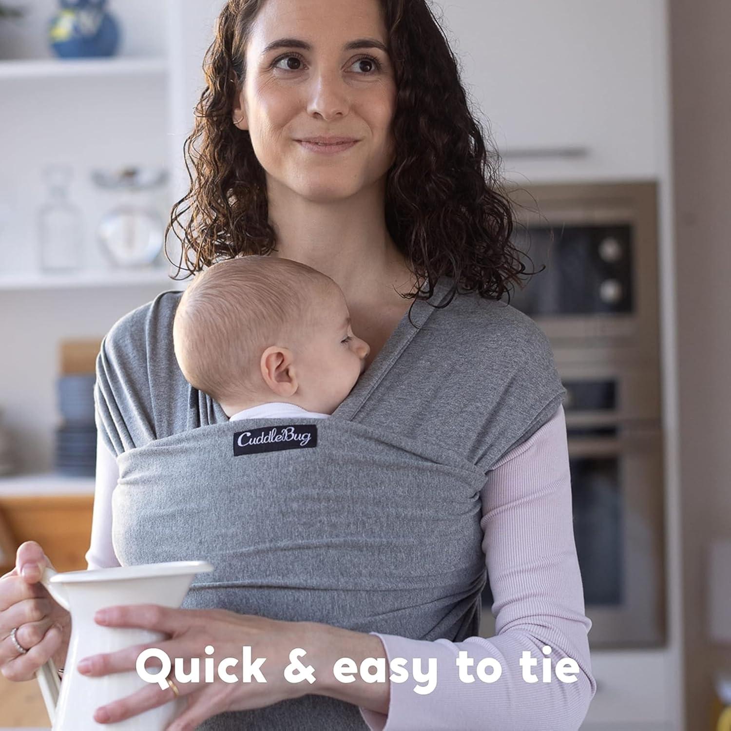 Funda Portabebés Cuddlebug Menta - Sin Manos, 3-16 kg