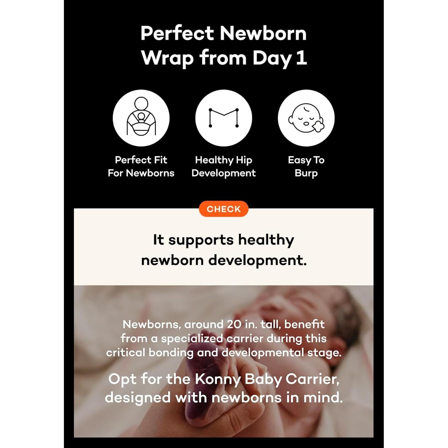 Faja Portabebés Konny Flex SoftBreeze - Ajustable, 19.96 kg