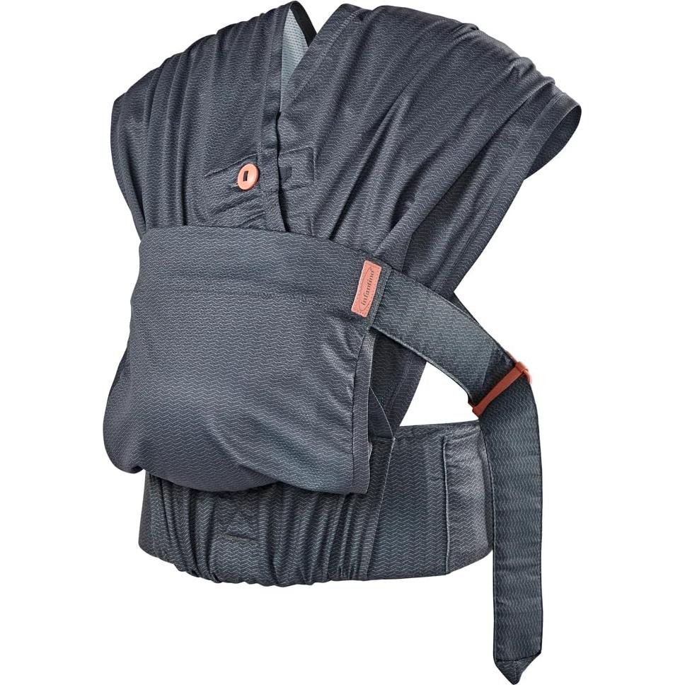 Portabebés Fular Ajustable Infantino - Negro, 3.2-11.8kg