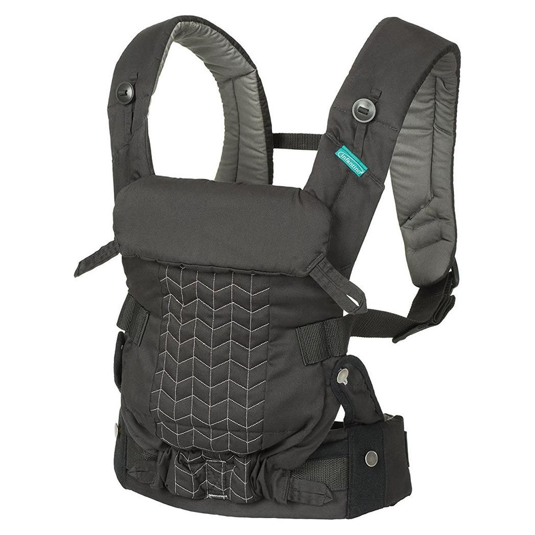 Transportador Infantino Upscale Negro Talla Única 3.6-18.1 kg