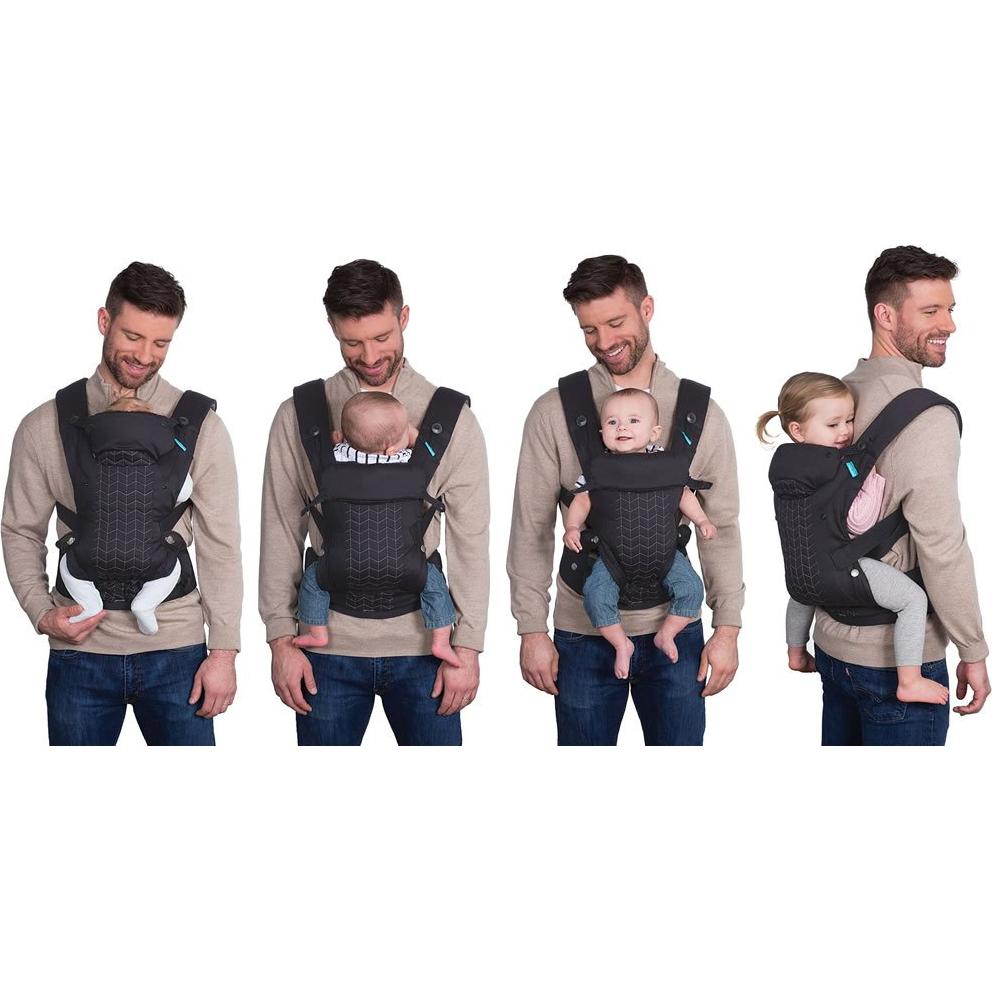 Transportador Infantino Upscale Negro Talla Única 3.6-18.1 kg