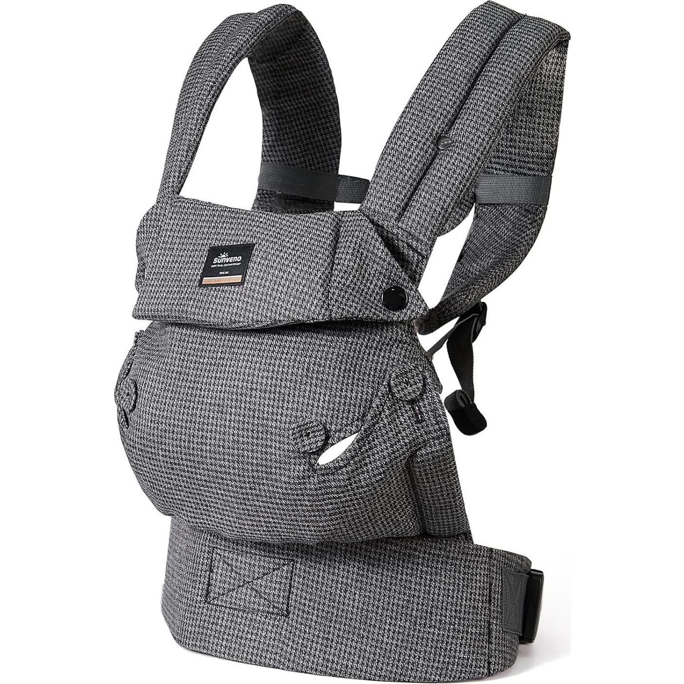 Portabebés Ergonómico SUNVENO Ajustable 0-14.97 kg Gris