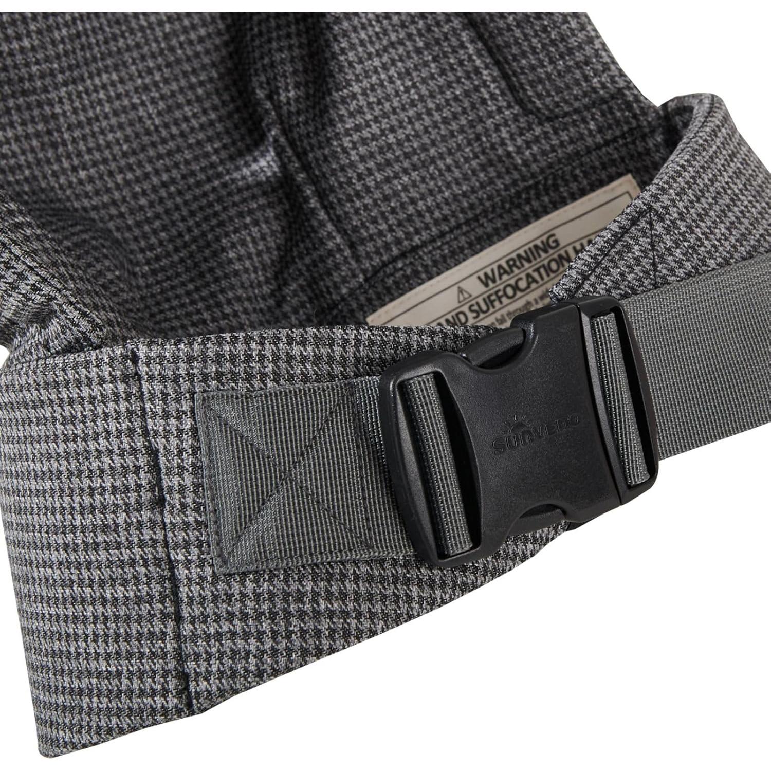 Portabebés Ergonómico SUNVENO Ajustable 0-14.97 kg Gris