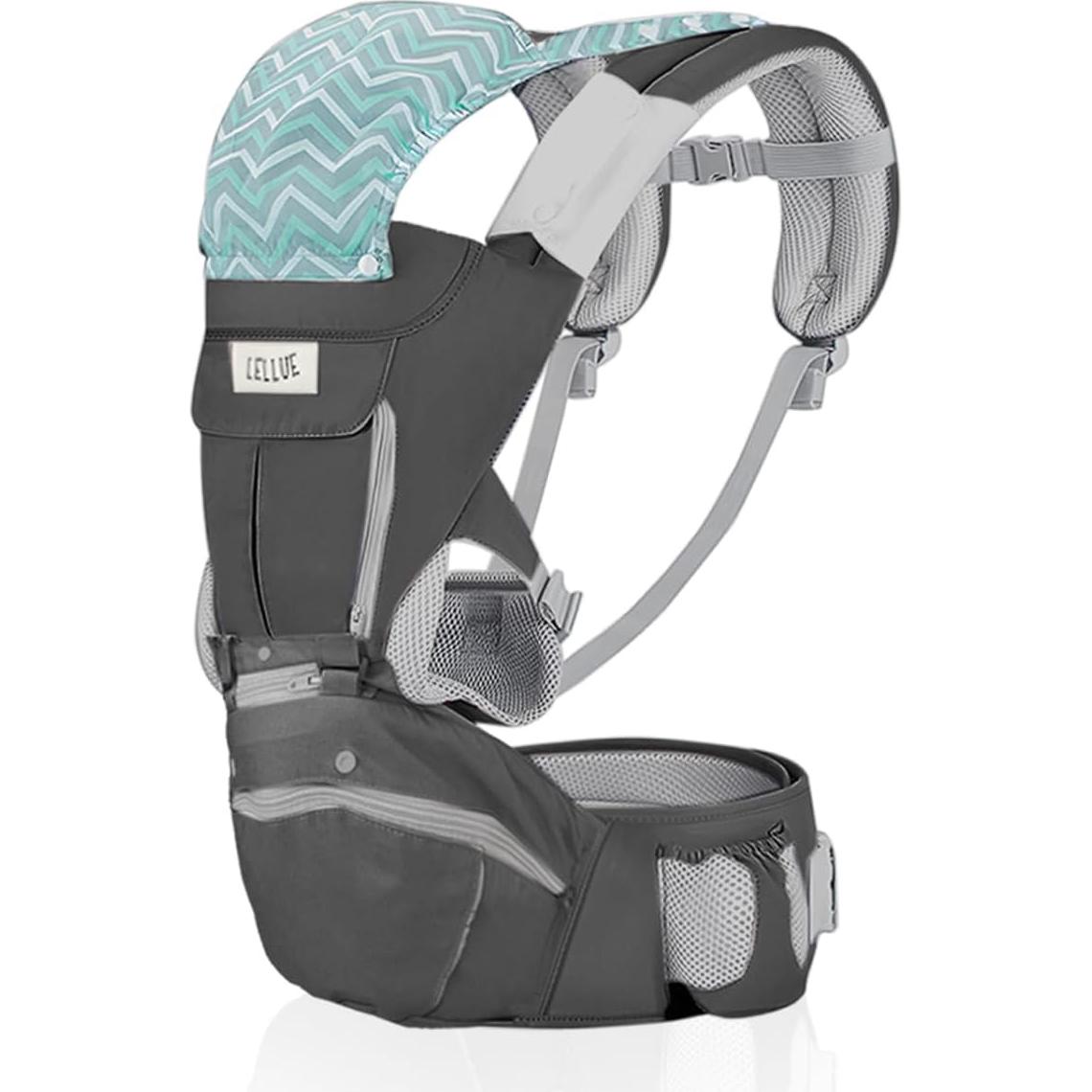 Portabebés ergonómico Rosa 100% algodón hasta 20 kg