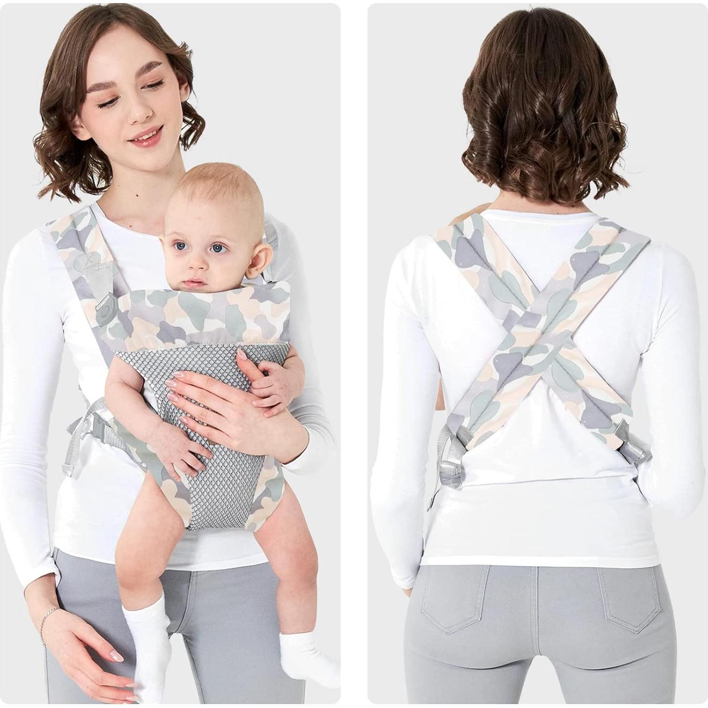 Fular Ergonómico para Bebés Camuflaje 3-20kg Algodón