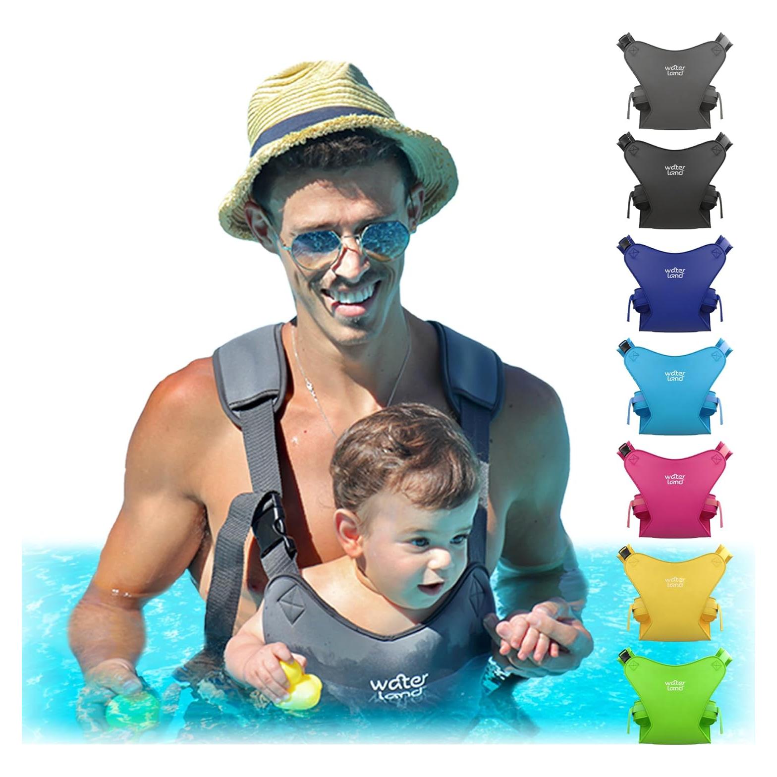 Portabebés WaterLand Gris - Impermeable y Ajustable para Bebés