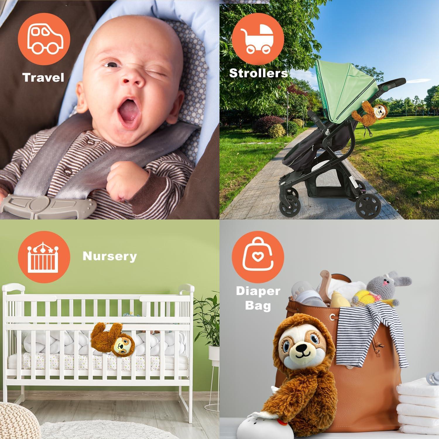 Juguete Calmante Baby Shusher Sloth - Sonido Blanco 280g