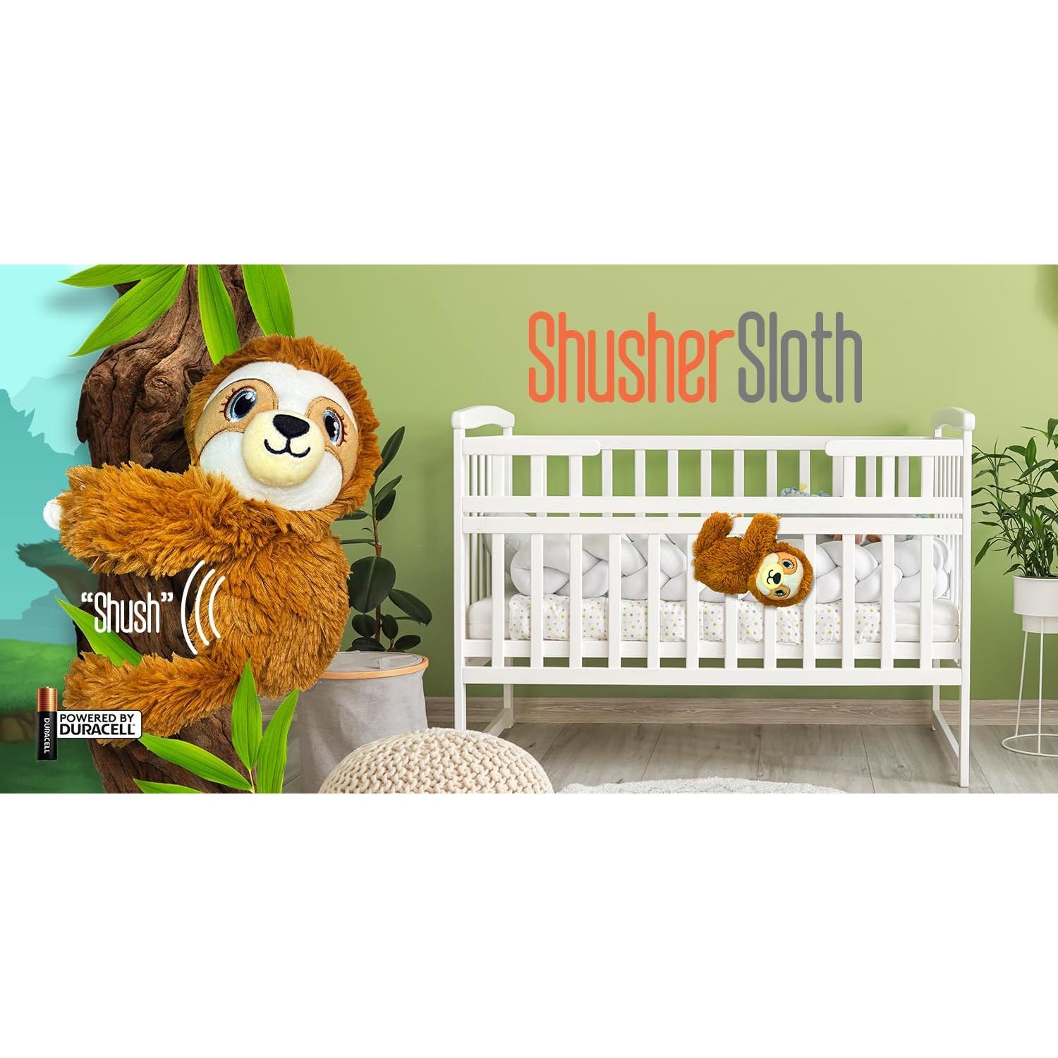 Juguete Calmante Baby Shusher Sloth - Sonido Blanco 280g