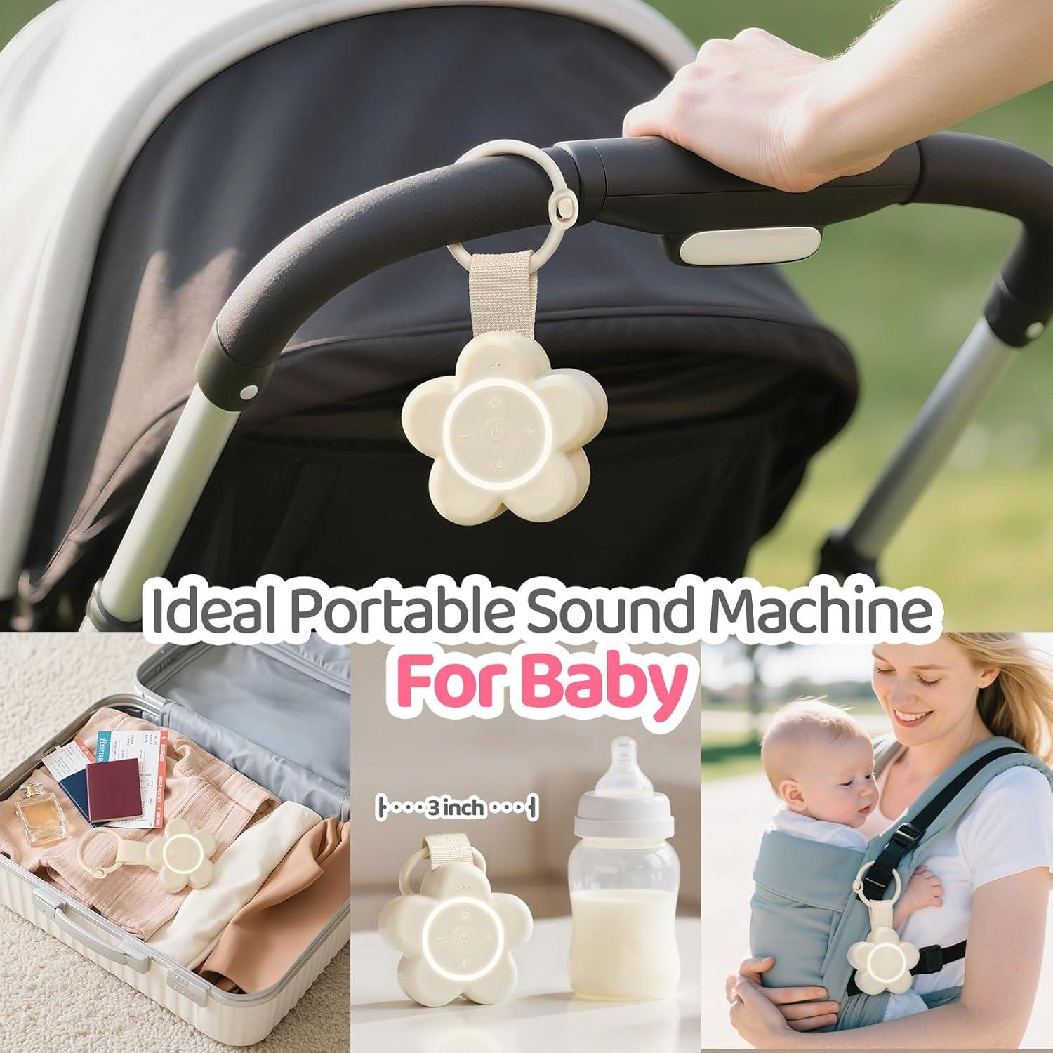 Máquina de Sonido Blanco Portátil Mewaii 25 Sonidos Bebés