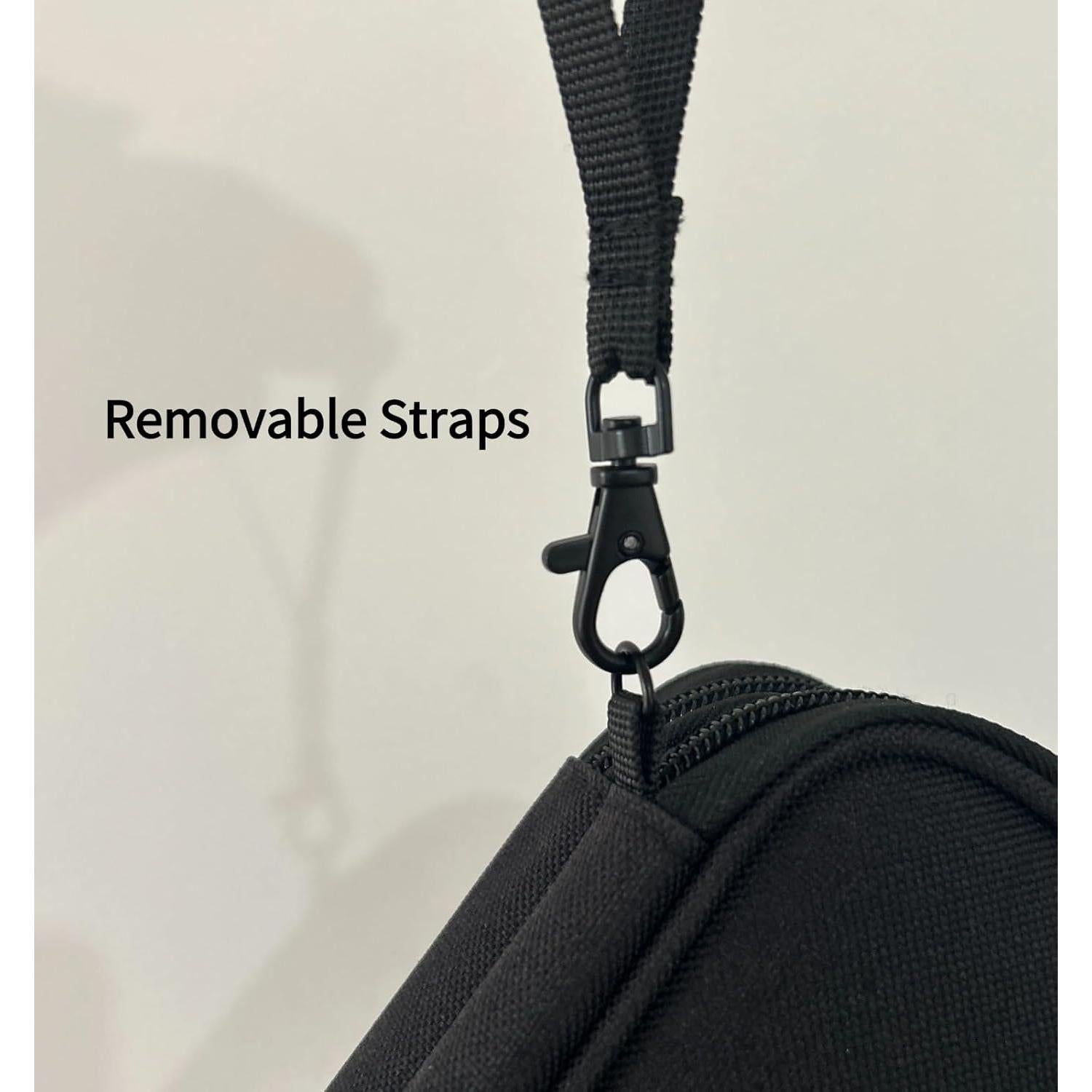 Organizador de Cables de Viaje Case12B Negro Pequeño Grueso