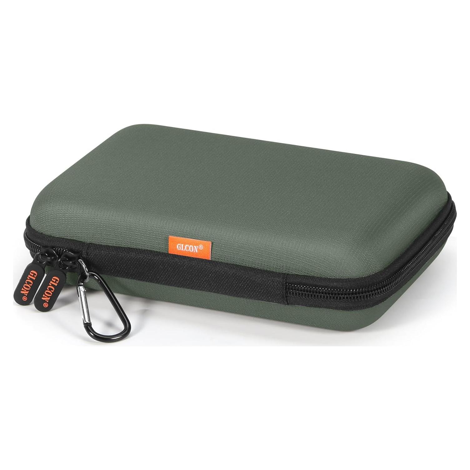 Funda Dura GLCON Verde Ejercito para Accesorios Electrónicos