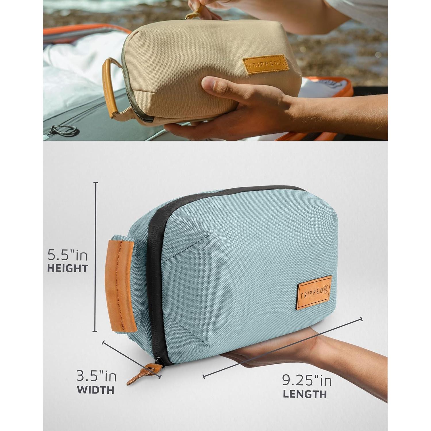 Organizador de Electrónica TRIPPED Verde Polvoriento 24x7.6x14 cm