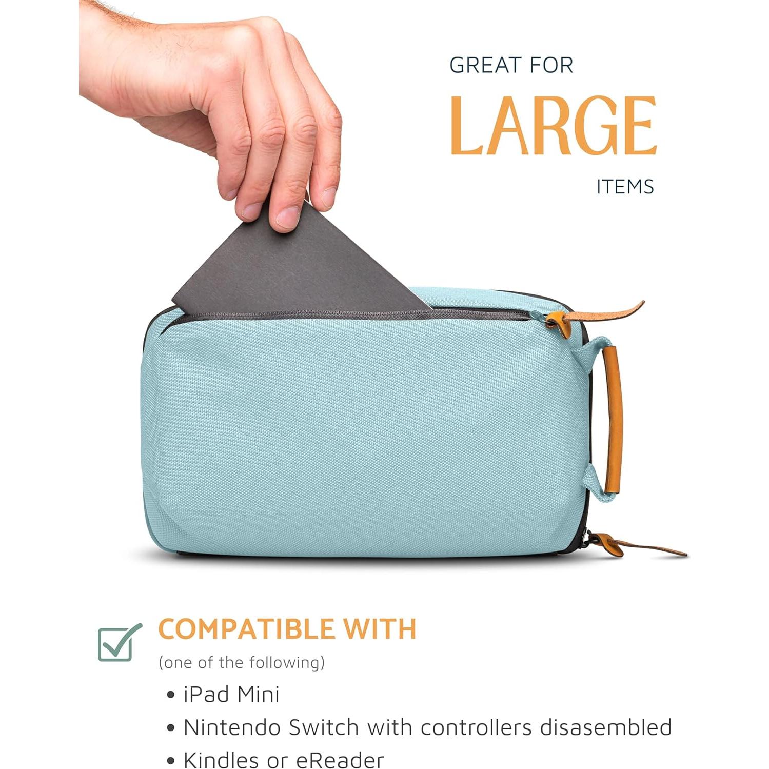 Organizador de Electrónica TRIPPED Verde Polvoriento 24x7.6x14 cm