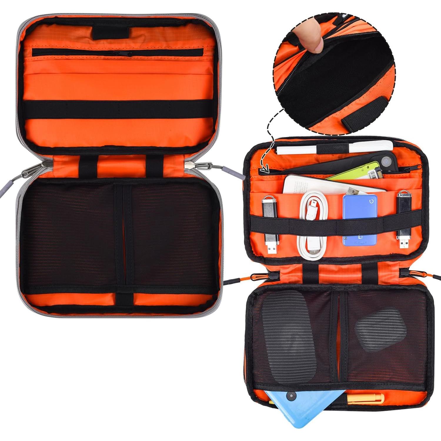 Bolsa Organizadora de Cables CAAORDKSO Azul 24x15.7cm