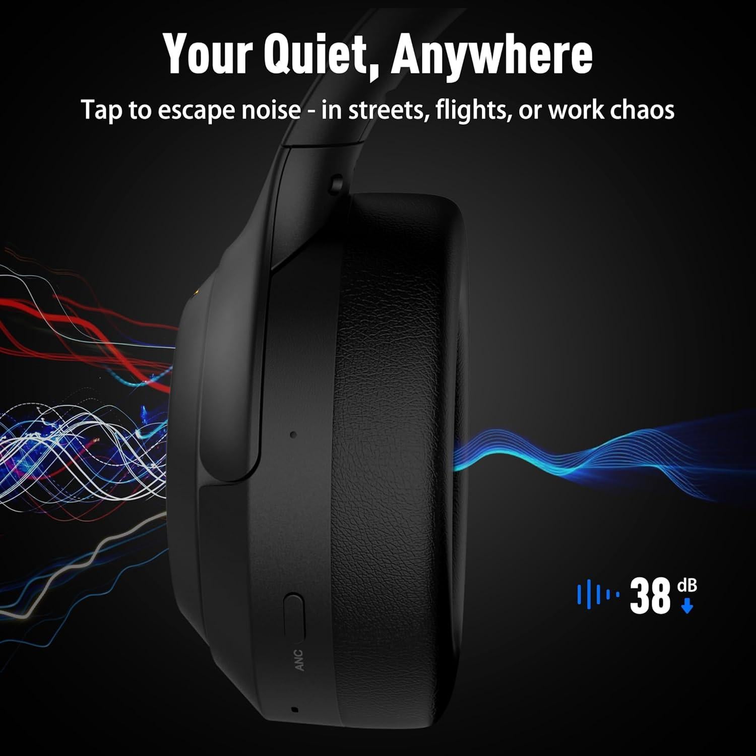 Auriculares Riwbox AC2 Bluetooth Inalámbricos con ANC 60H