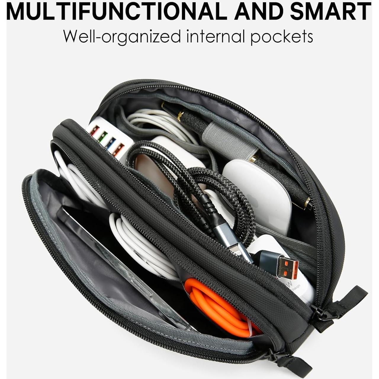 Organizador de Viaje BANGE Negro para Electrónica Impermeable