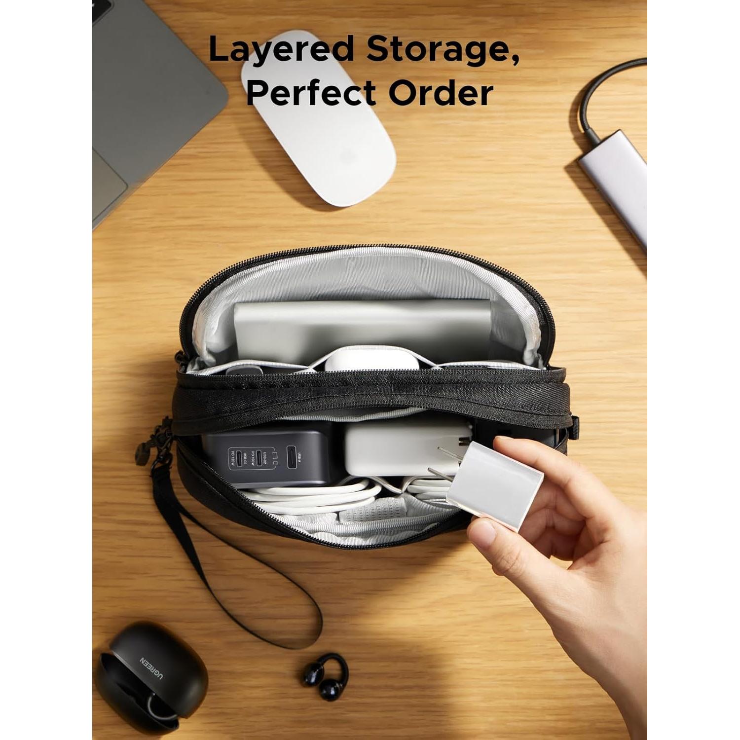 UGREEN Bolsa Organizador Electrónico Mediana para Viaje