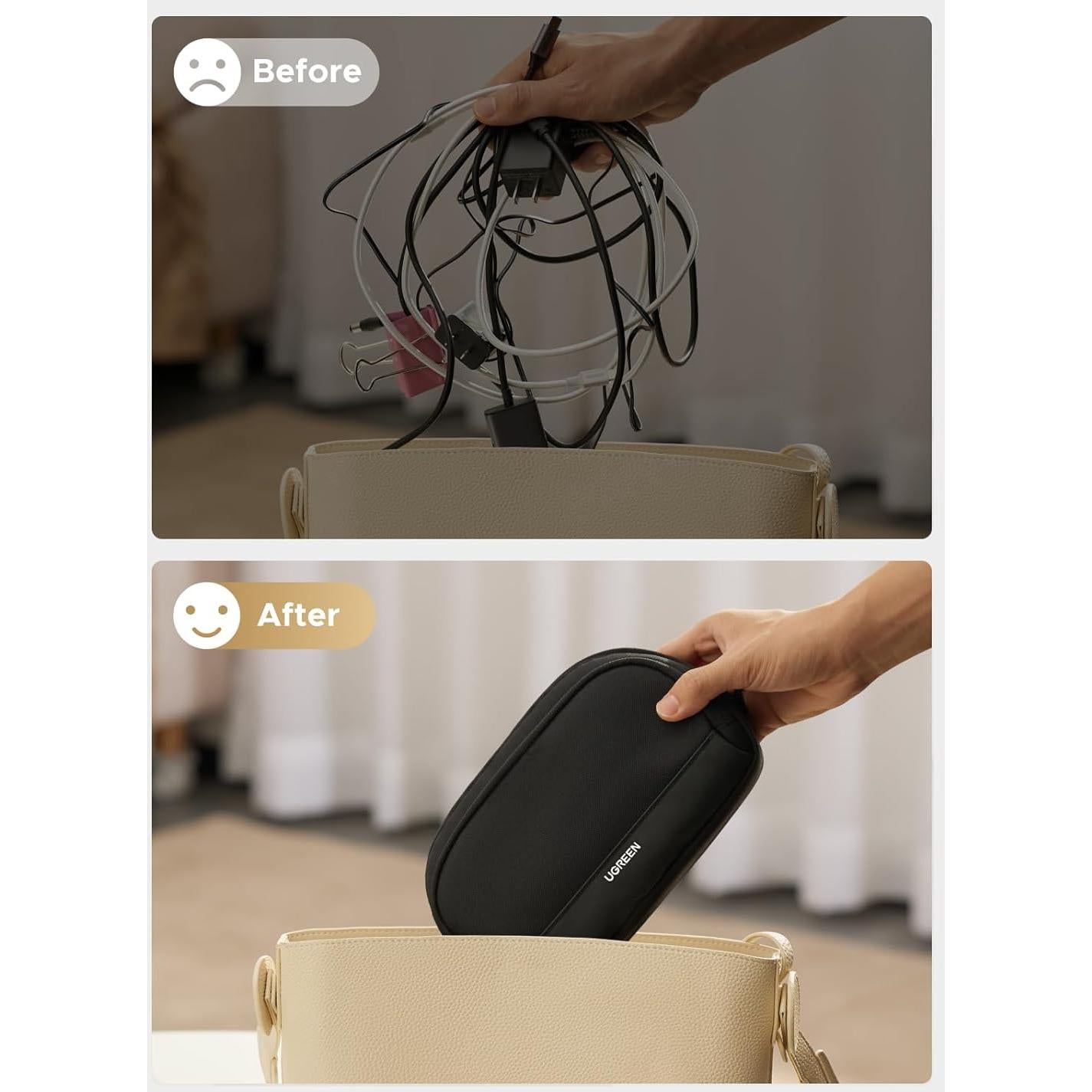 UGREEN Bolsa Organizador Electrónico Mediana para Viaje