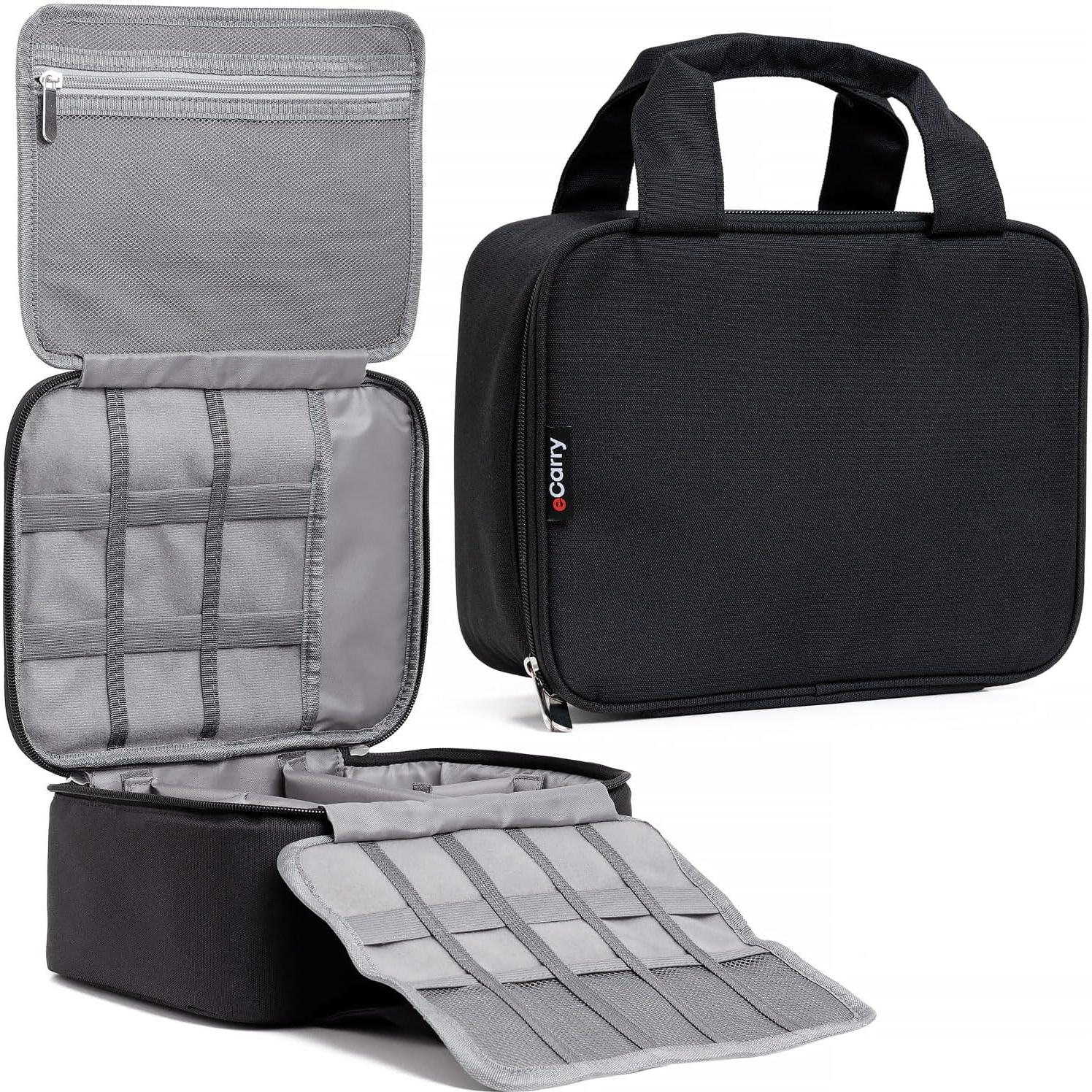 Organizador de Cables eCarry - Funda de Viaje Multicapa 25.4x20.6cm