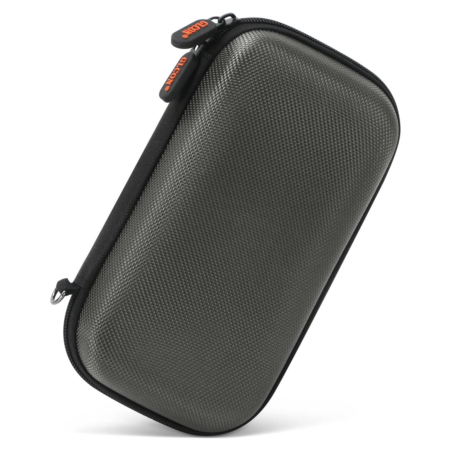 GLCON Funda Organizador de Cables - Dura EVA Gris Plateado