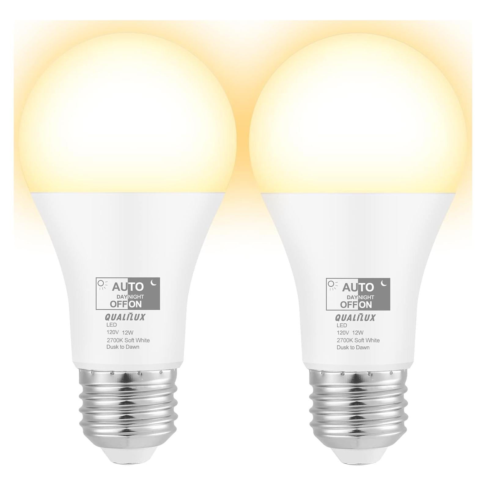 Bombillas LED Qualilux A19 12W 1000 Lúmenes Paquete de 2