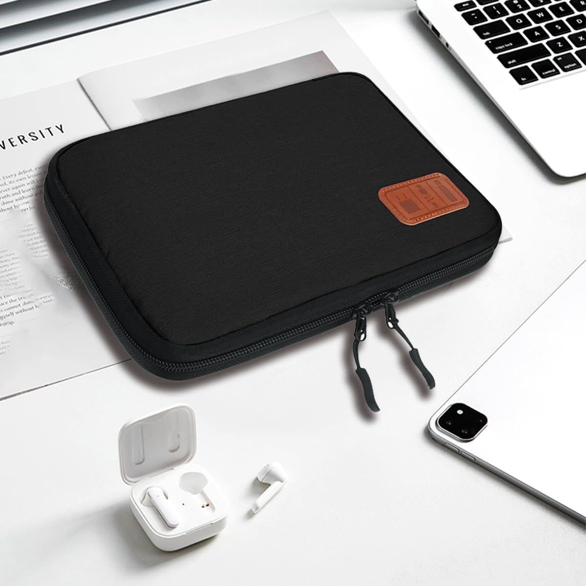 Organizador de Cables Vaxaape Negro 26.9x19.1 cm Nylon