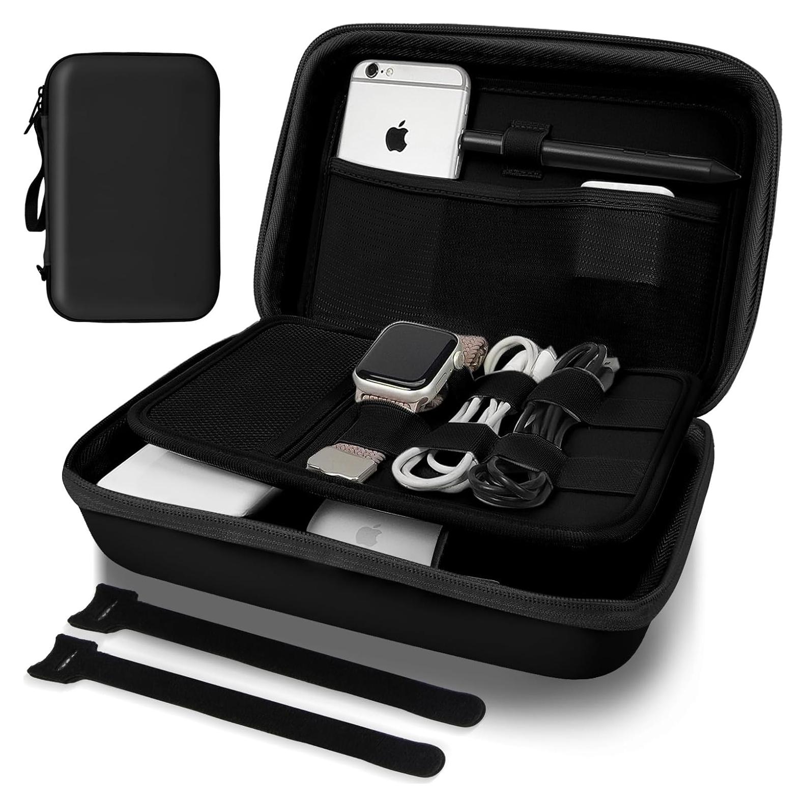 Funda Organizadora Electrónica MeloSync Negra 25.1x16cm