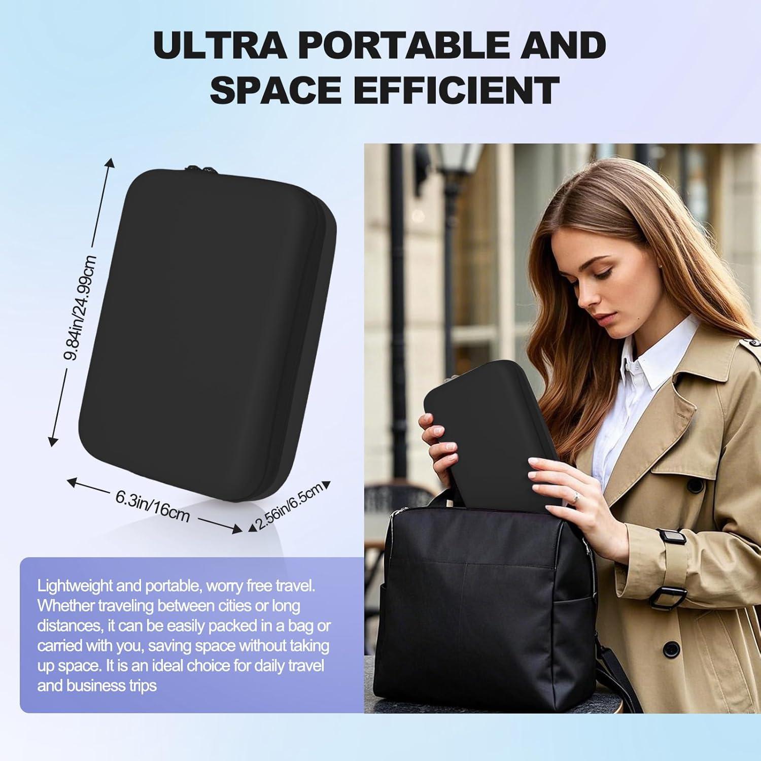 Funda Organizadora Electrónica MeloSync Negra 25.1x16cm