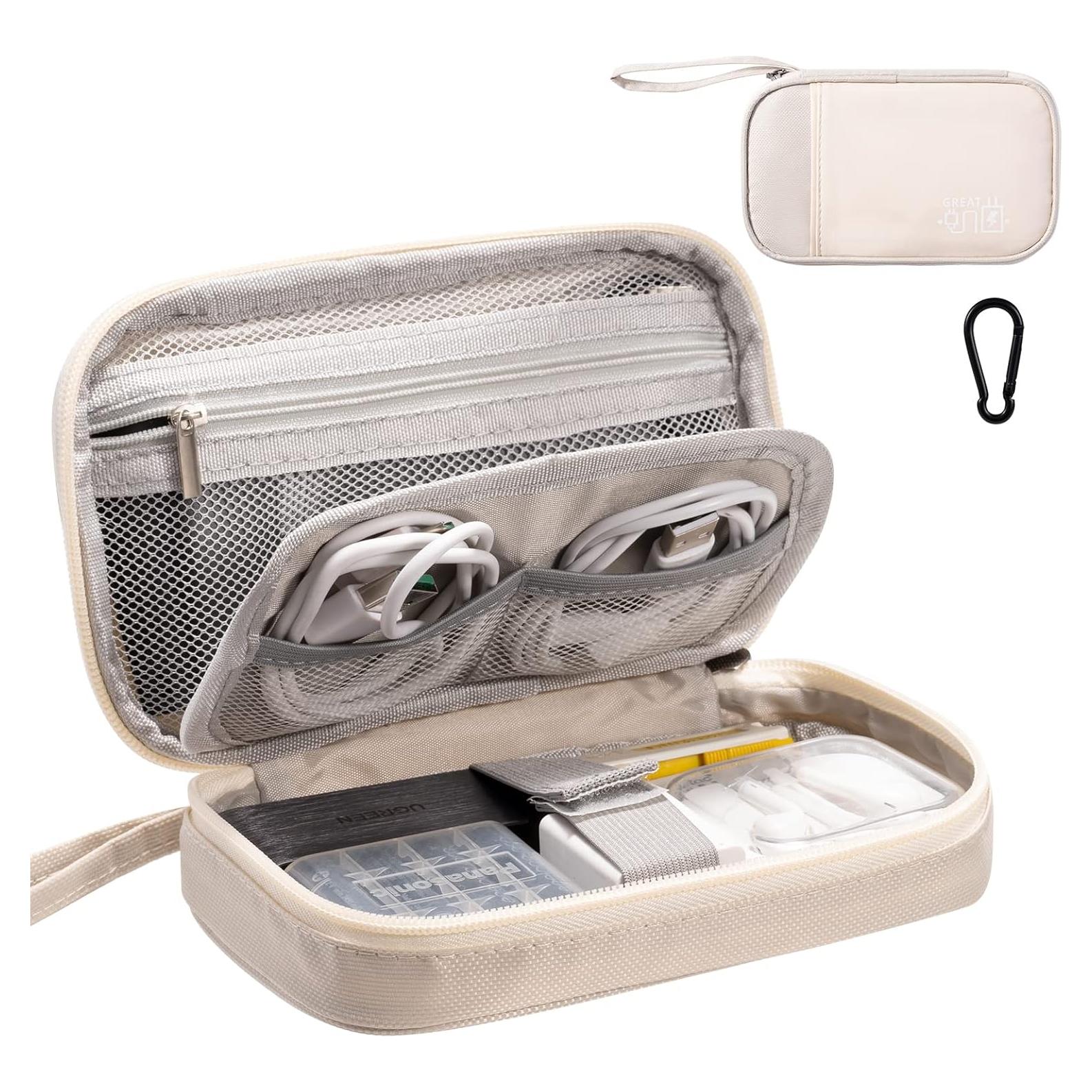 Organizador de Cables OrgaWise S2-Beige Impermeable 18.8x11.9cm