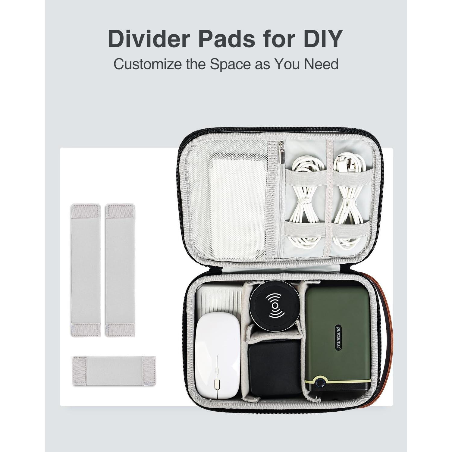 Organizador Electrónico Luxtude Doble Capa Negro 23.6x17cm