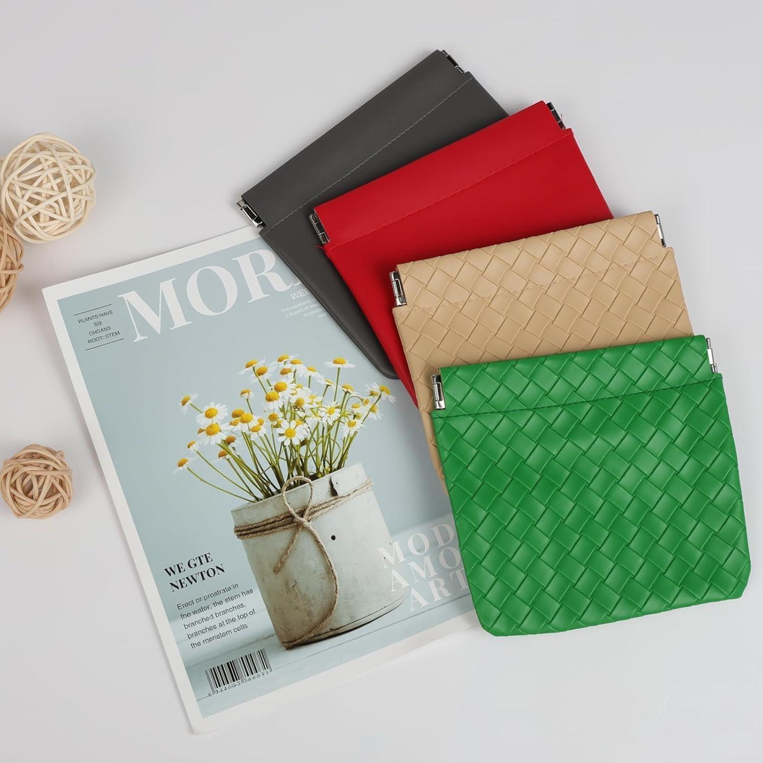 1 Pack PU Leather Electronics Organizer Travel Case for Airpods, Earbud, Data Cable, Charger, Key, Change, Lipstick. Earbuds Case, Cord Organizer Travel, Tech Pouch (Black)