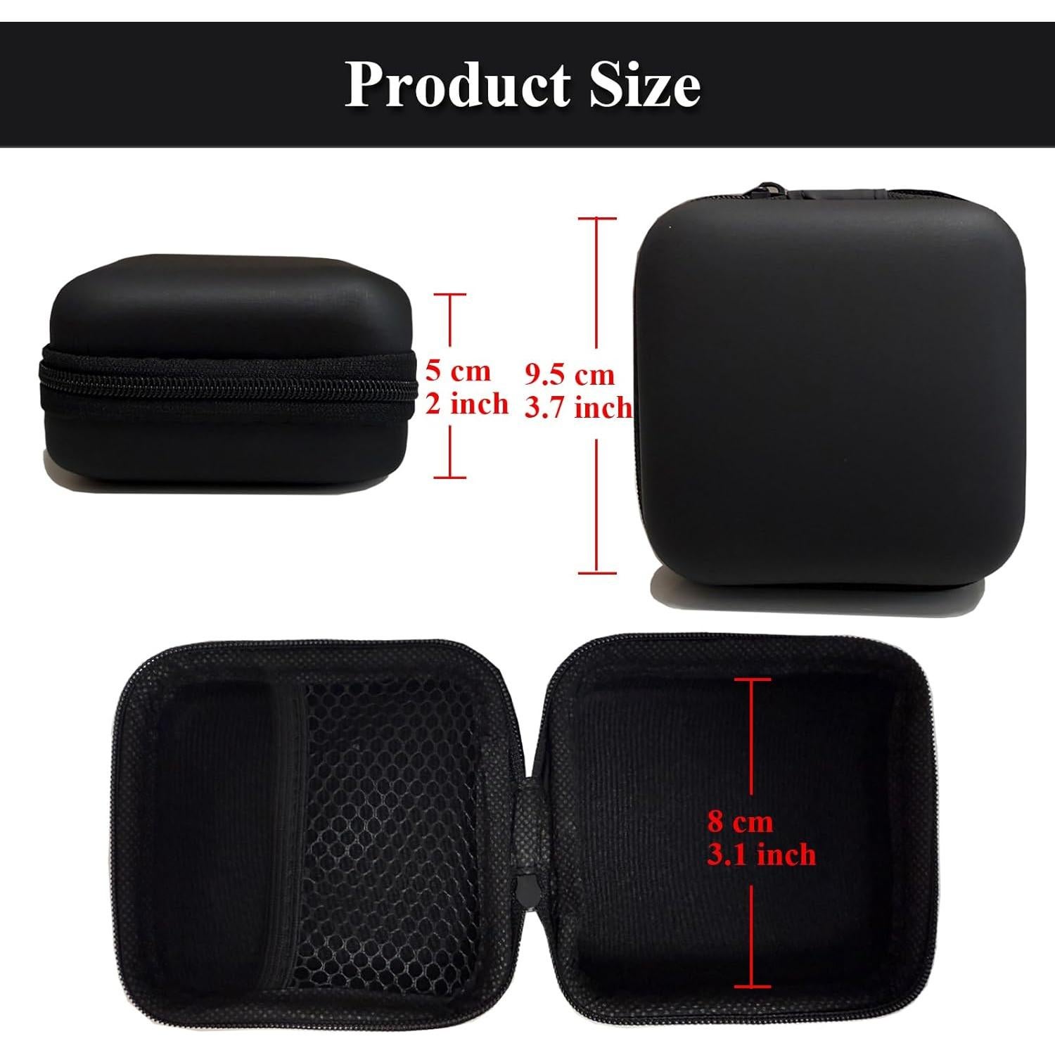 Funda Organizador de Cargador Mini Impermeable Negra