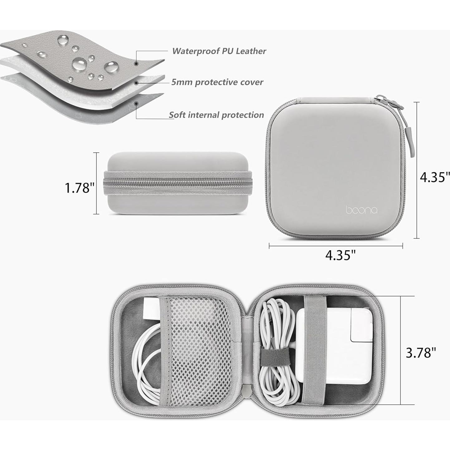 Funda Organizador de Cargador para MacBook HOMEGYMFREE Gris