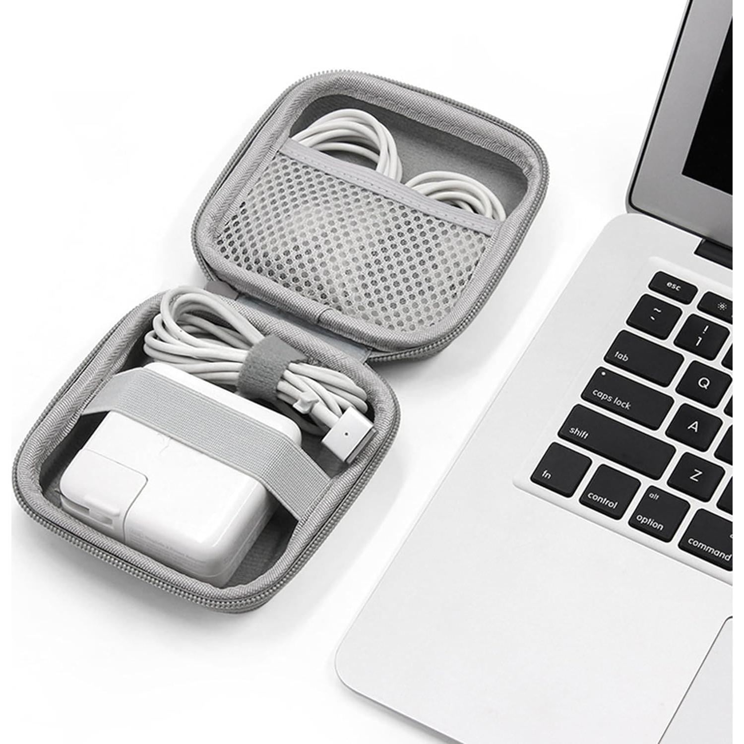 Funda Organizador de Cargador para MacBook HOMEGYMFREE Gris