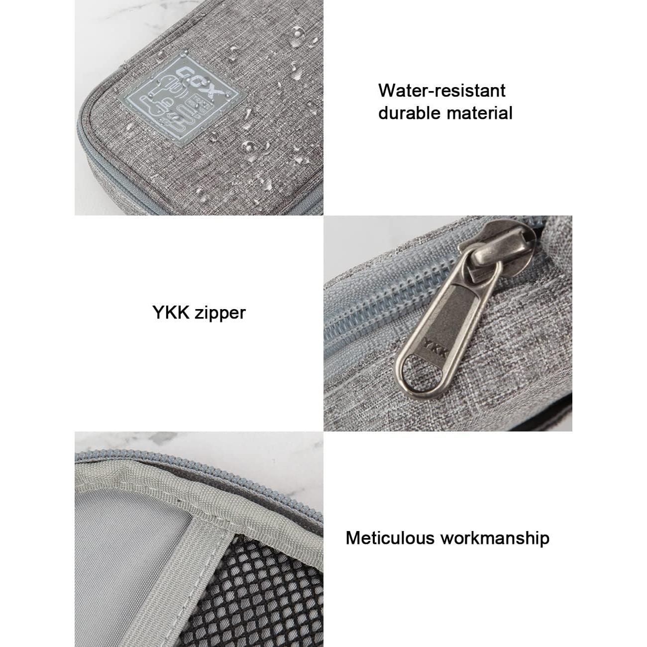 Organizador de Cables GOX Gris Pequeño 21x11 cm