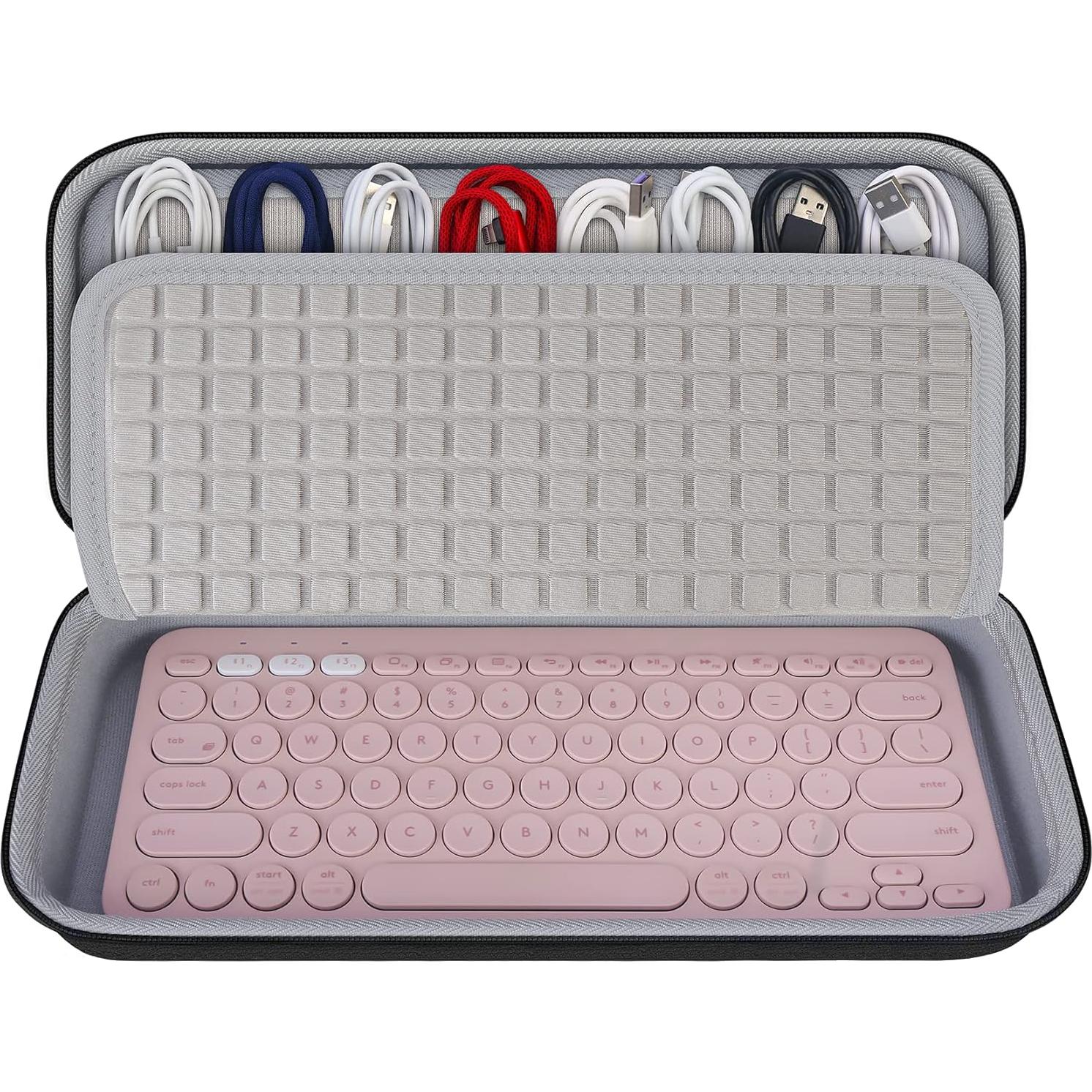 Organizador Electrónico de Cables Canboc Negro 32.5x14.6x6.1 cm