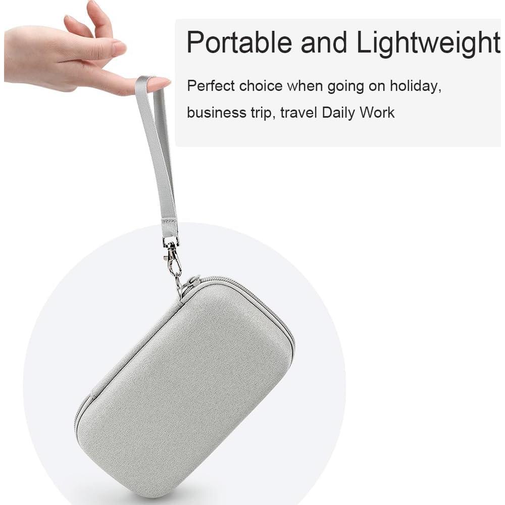 Funda Organizadora Electrónica Dura CAAORDKSO Gris Impermeable